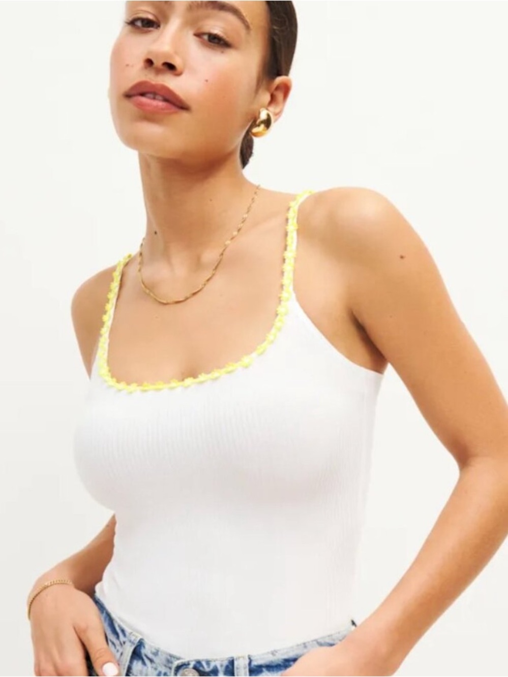 Reformation Violeta Knit Tank Top